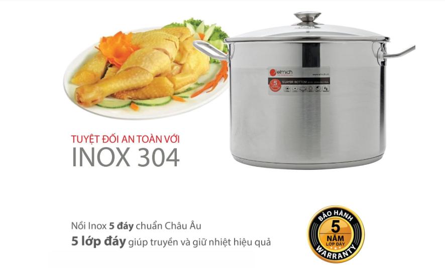 NỒI LUỘC GÀ INOX LUXOR 2355288 - BẢO HÀNH 5 NĂM