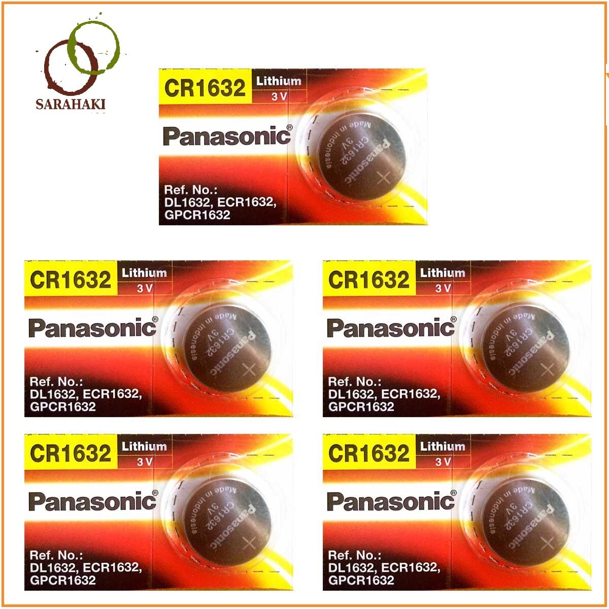 Combo 10 viên pin CR1632 Panasonic Lithium 3V