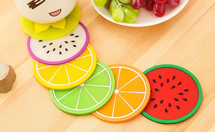 Combo 5 Miếng Lót Ly Hình Trái Cây