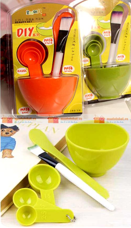 BỘ DỤNG CỤ BÁT TRỘN ĐẮP MẶT NẠ CHĂM SÓC DA MẶT