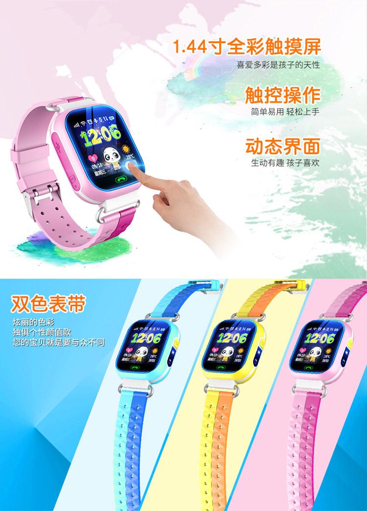 Đồng hồ định vị trẻ em GPS - Smart Watch Y5 có camera ( xanh dương)