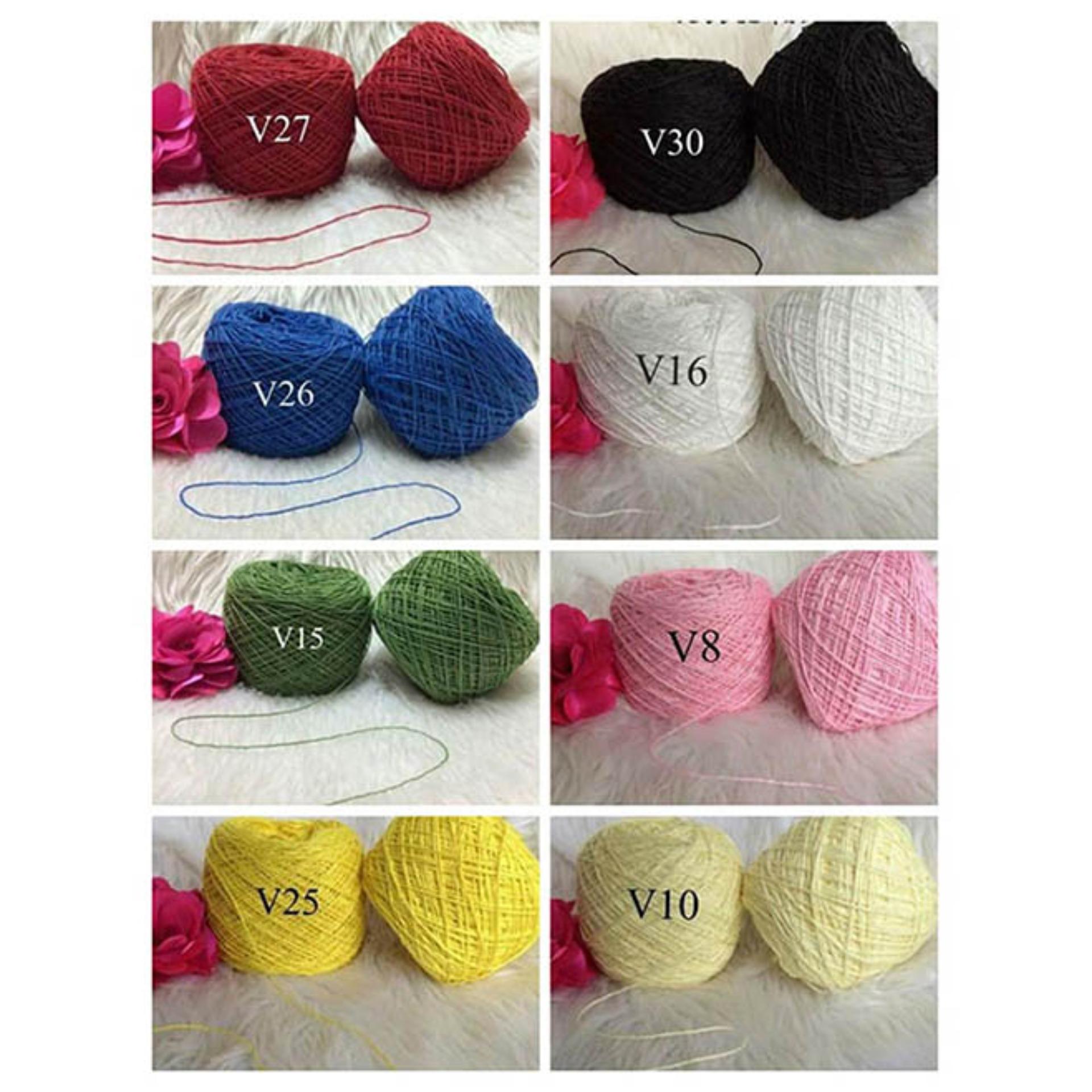[HCM]3 cuộn len cotton vn 1mm