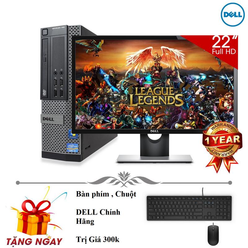 [Trả góp 0%]Bộ máy tính để bàn DELL optiplex 9020 cấu hình khủng (core i7 4770 Ram 8gb ổ cứng 500gb VGA rời 2gb ) Màn hình DELL 22inch FULL BOX. Tặng ngay bàn phím chuột DELL