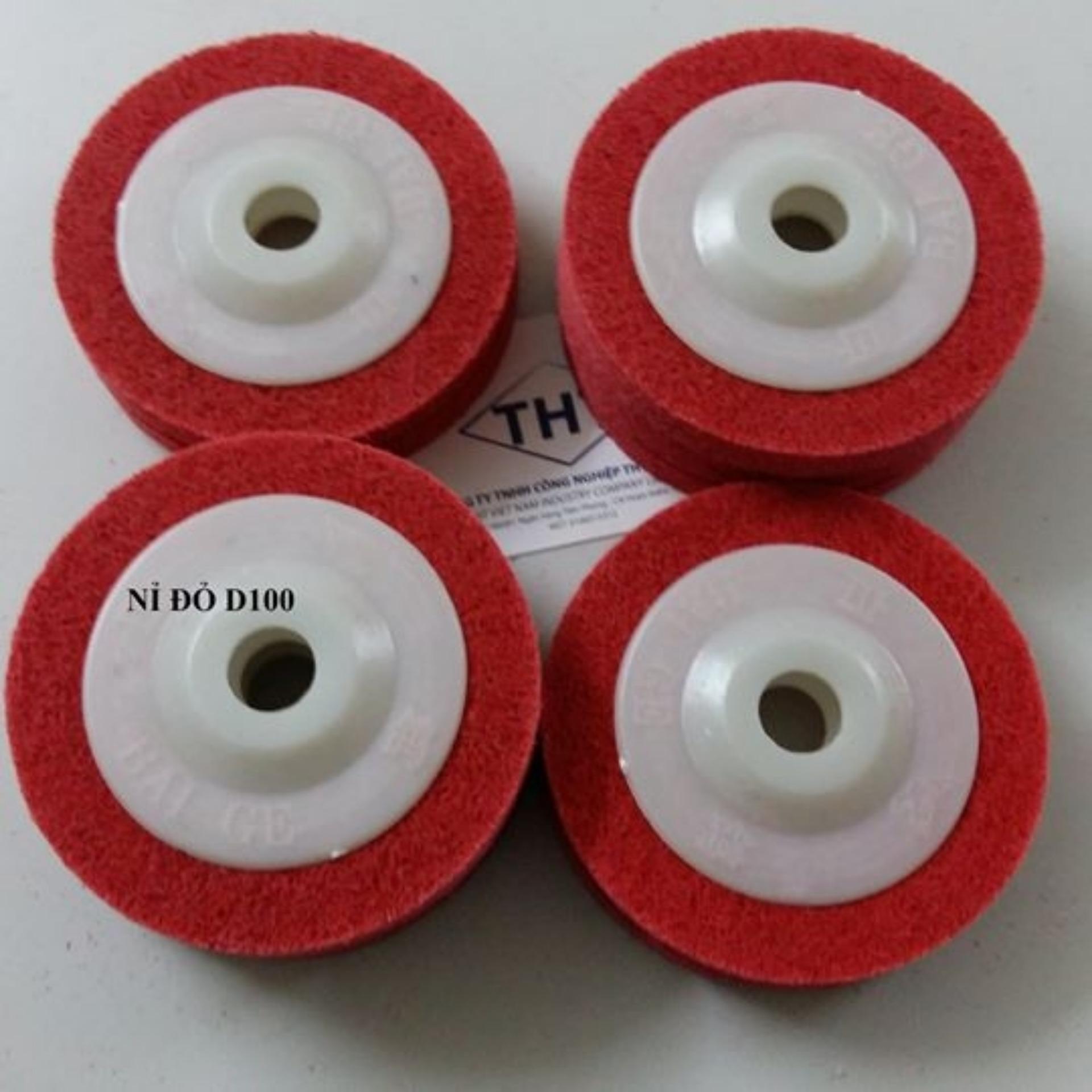 Bộ 5 Nỉ đỏ đánh bóng inox