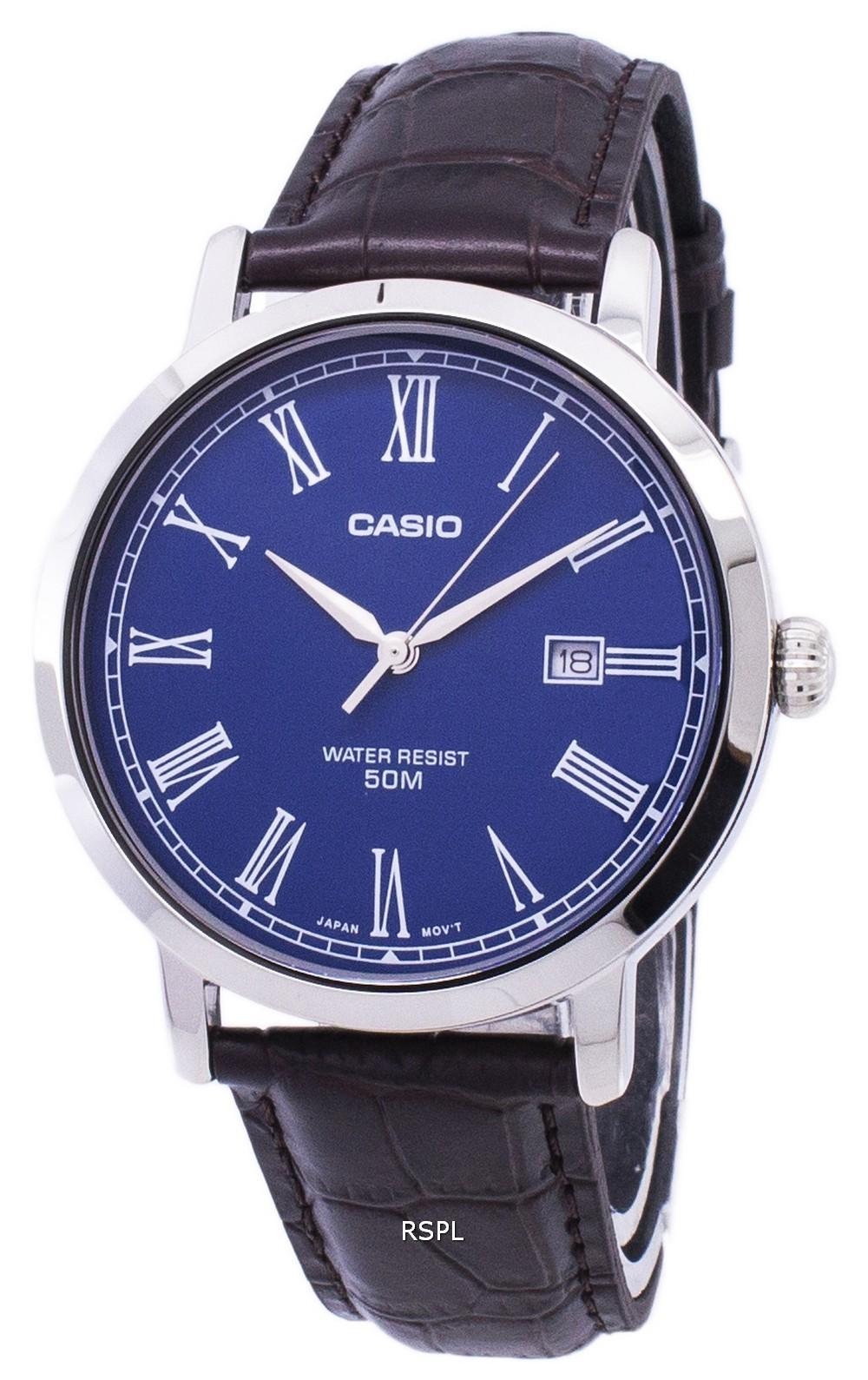 Đồng hồ nam dây da Casio Anh Khuê MTP-E149L-2BVDF
