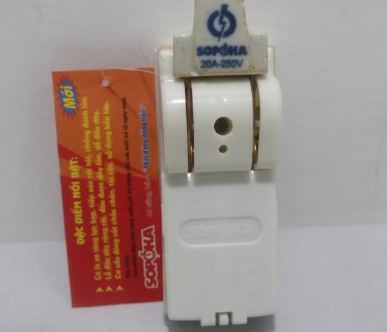 Cầu dao đế sứ 30a 2p sopoka d5h - điện việt