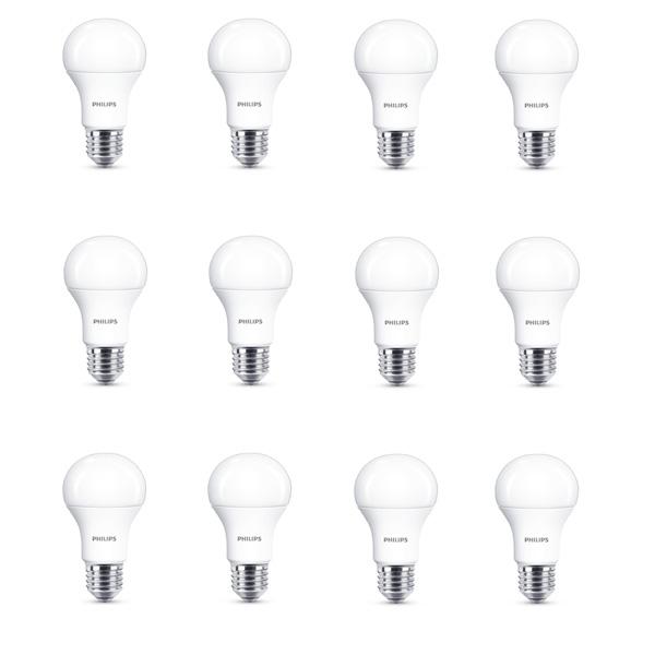 Bộ 12 bóng đèn Led Bulb Philips 13-100W E27 6500K 220V A60