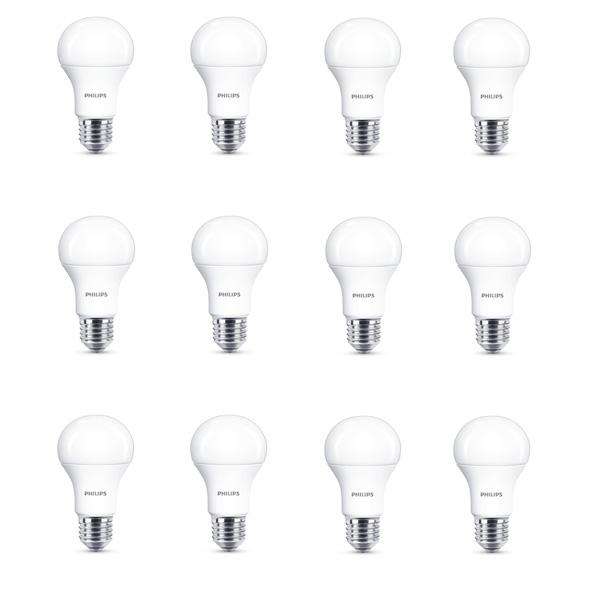 Bộ 12 bóng đèn Led Bulb Philips 13-100W E27 6500K 220V A60