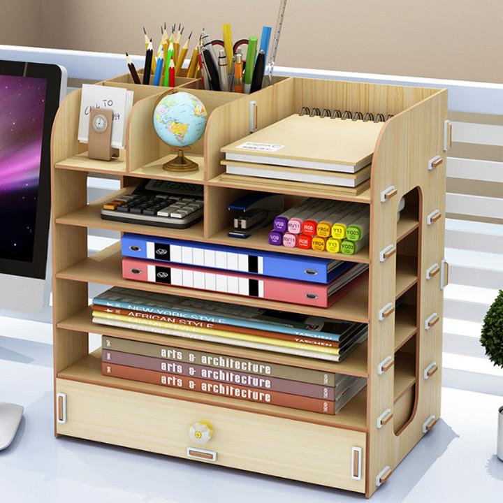 Kệ sách gỗ mini để bàn B05