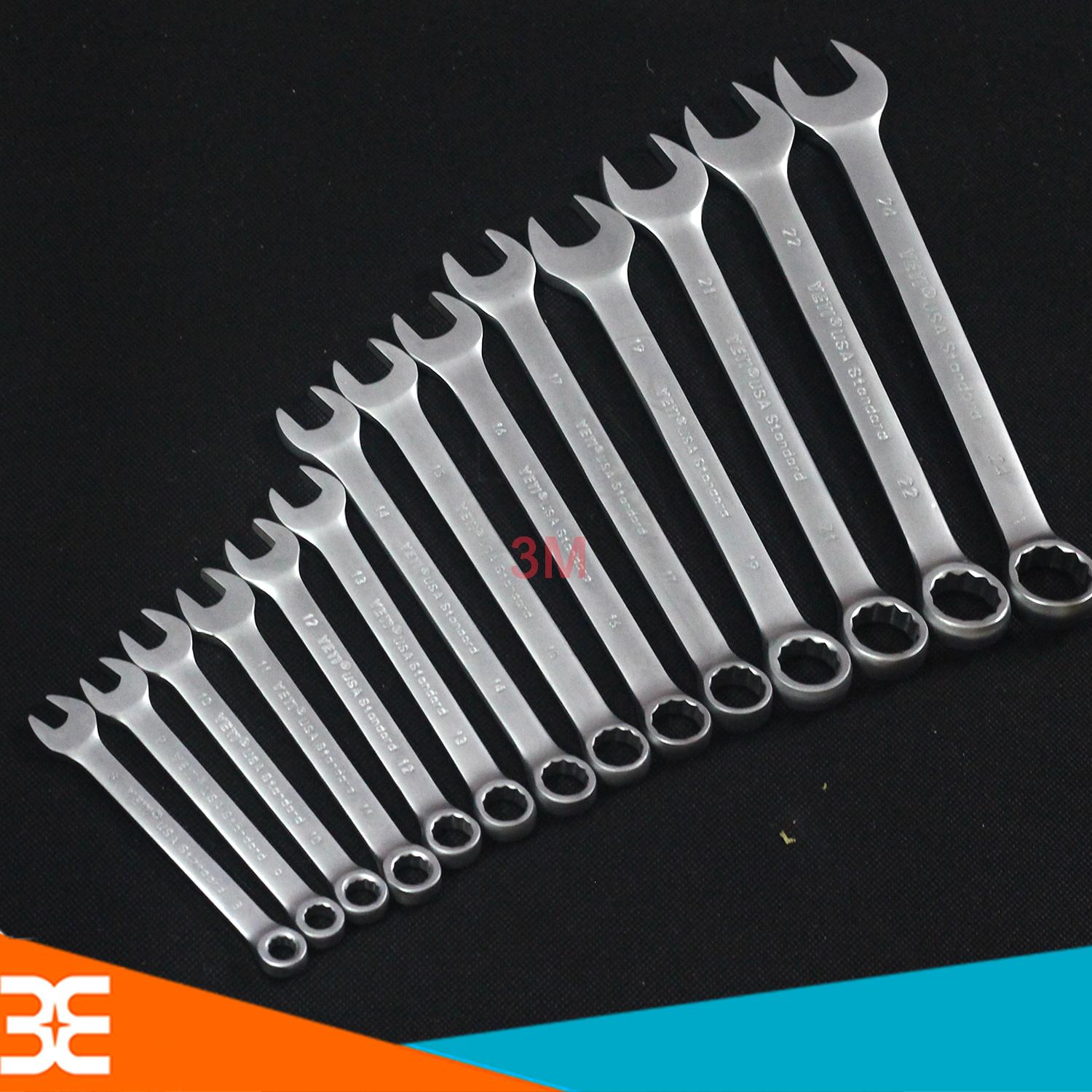 Bộ Cờ Lê Mỹ 8-24 Đa Năng 14 chi tiết YETI, HETI (ngẫu nhiên) tiện dụng, tiện lợi cho người tiêu dùng.