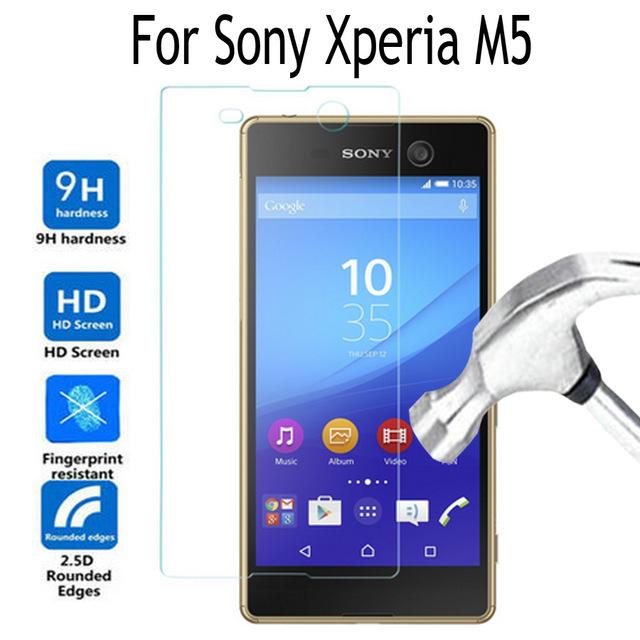 Kính Cường Lực Cho Sony Xperia M5 (Trong suốt)