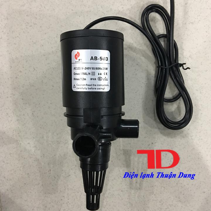 Máy bơm bể cá 25W, Bơm sục bọt bể cá, Bơm chìm sử dụng trong bể cá