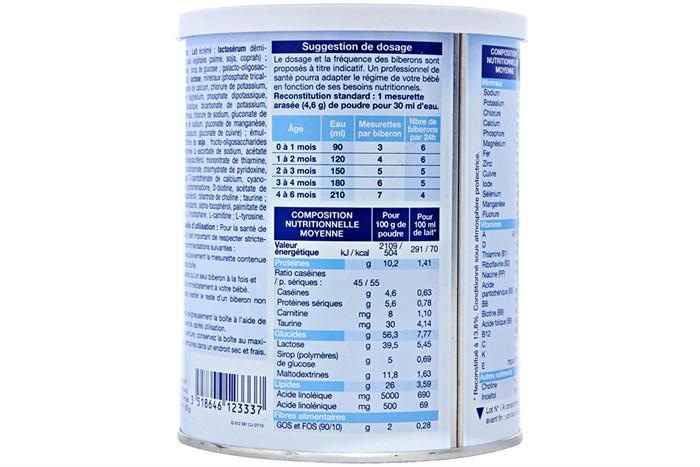 Sữa bột Physiolac Relais số 1 lon 900g (dành cho bé 0 - 6 tháng tuổi)