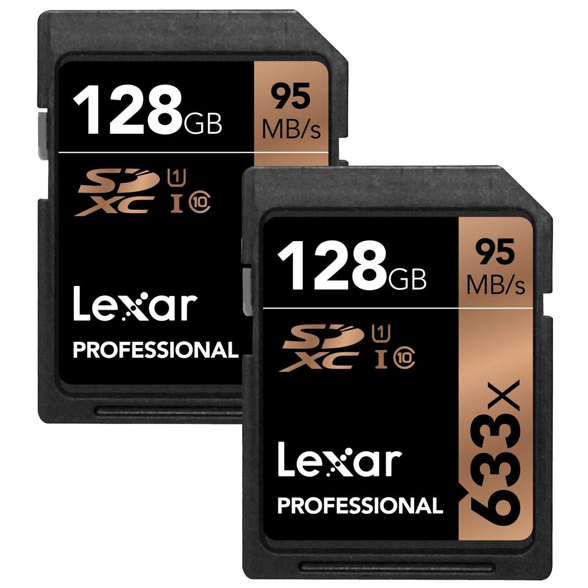 Thẻ nhớ Lexar SDXC 633X 128GB Class 10 95mb/s