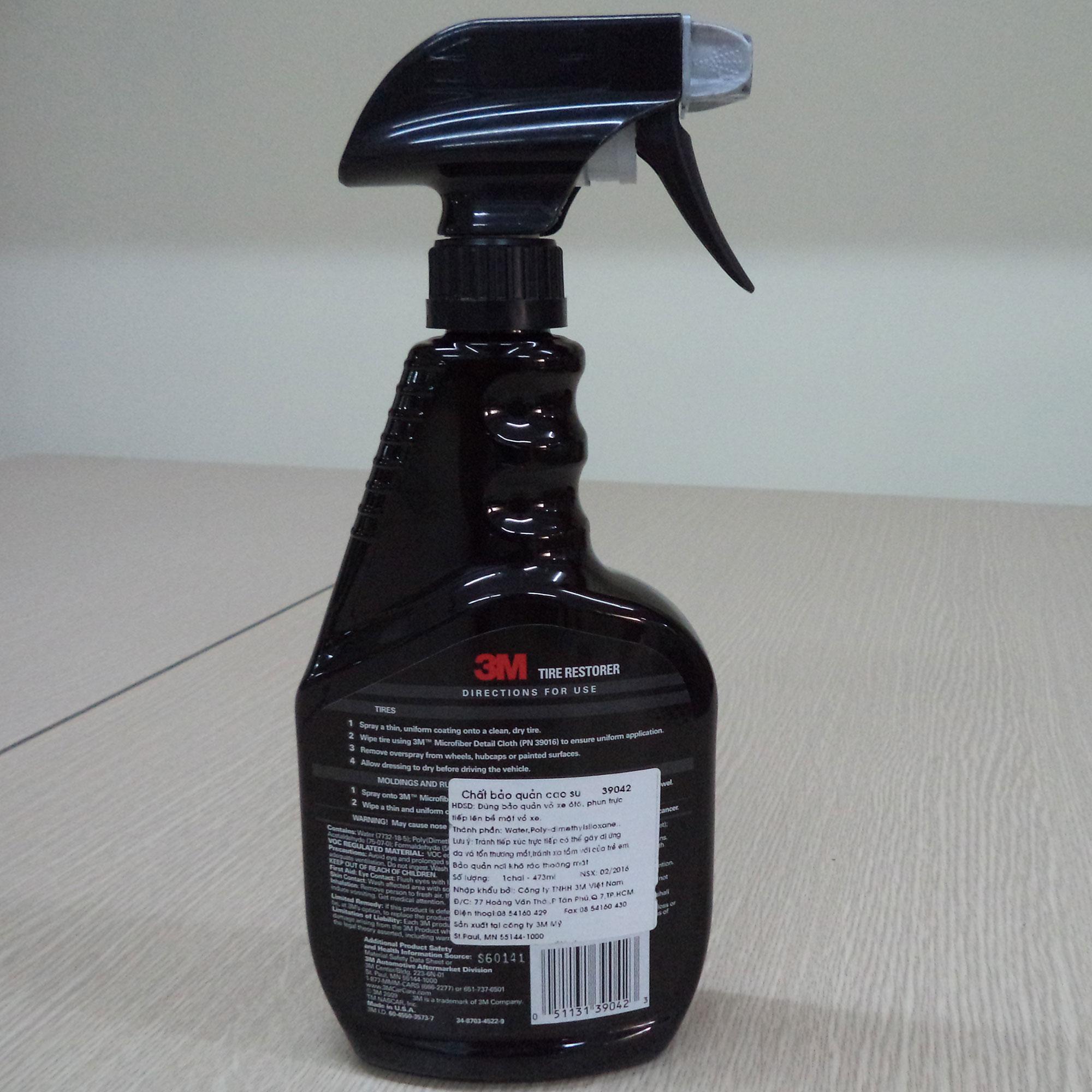 Dung dịch dưỡng và bóng lốp 3M 39042