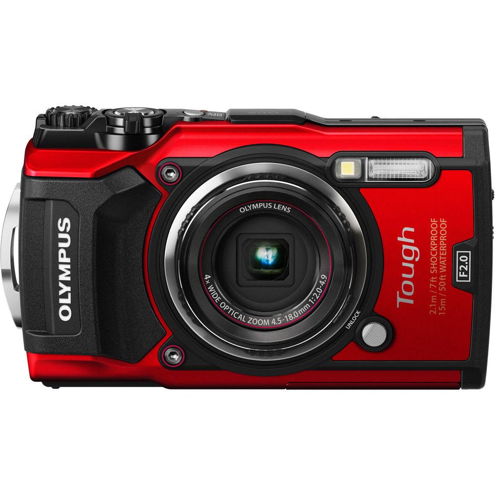 [Trả góp 0%]MÁY ẢNH OLYMPUS STYLUS TOUGH TG-5 (ĐỎ)