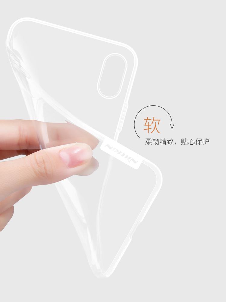 Ốp Lưng Silicon Nillkin Cho iPhone Xs Max - Trong Suốt
