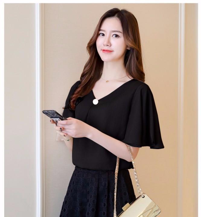 Áo tay loe cindy Phong Cách Hàn Quốc Cực Hot