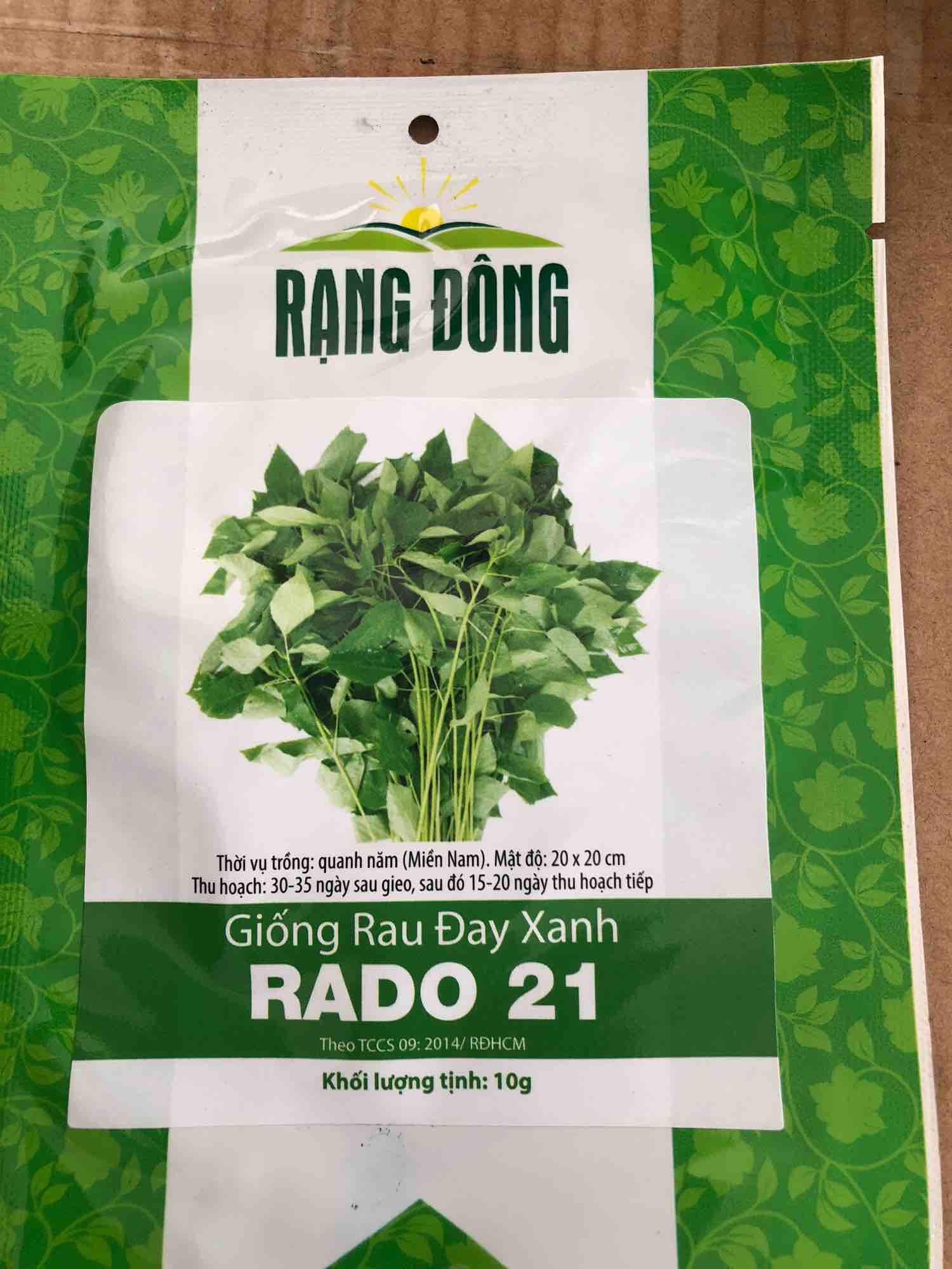 Giống rau đay xanh - hạt giống rau ăn lá