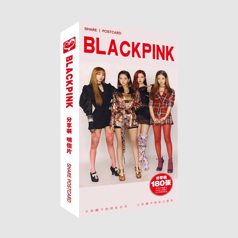 Postcard hộp ảnh Black Pink
