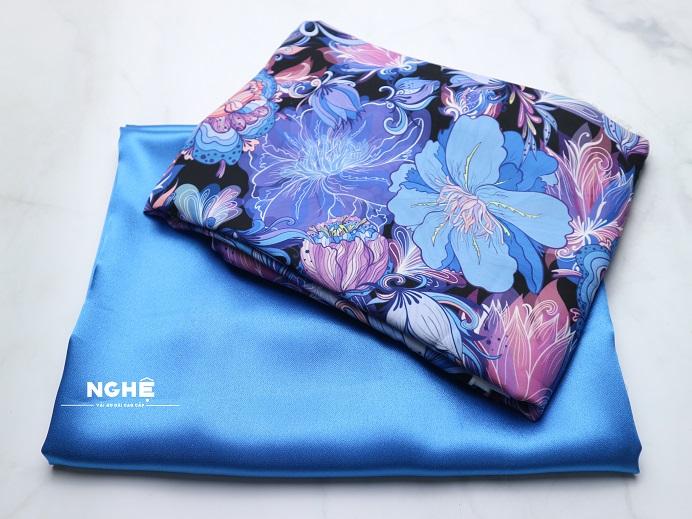 Vải may áo dài Hoa to NG-09