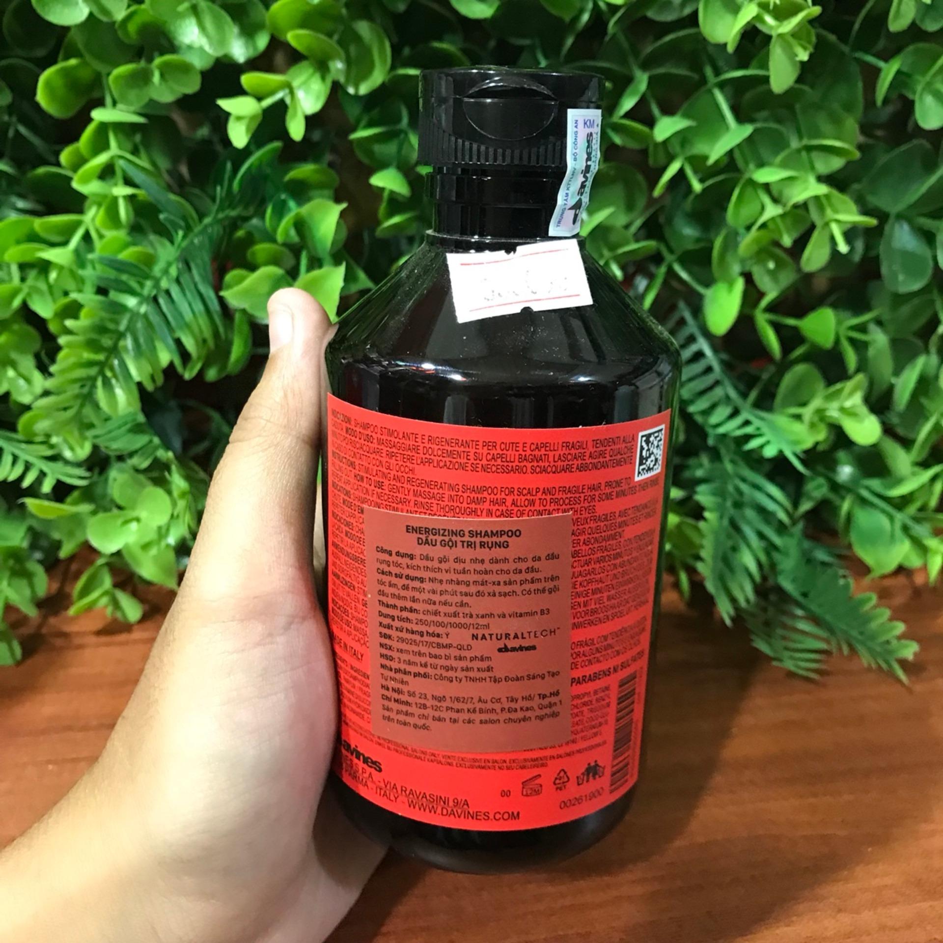 Dầu gội chống rụng tóc Davines Energizing Shampoo 250ml