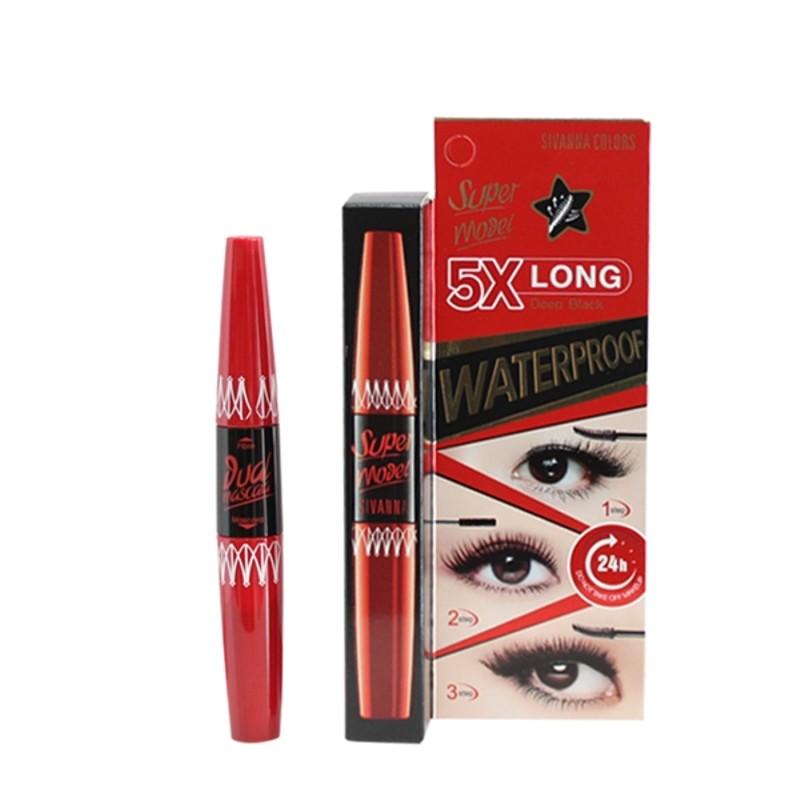 Mascara 2 đầu nối mi sivanna super model 5x