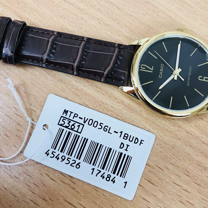 Đồng hồ nam dây da Casio Anh Khuê MTP-V005GL-1BUDF