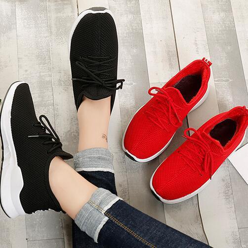 GIÀY THỂ THAO SPORT 2 MÀU ĐEN/ĐỎ