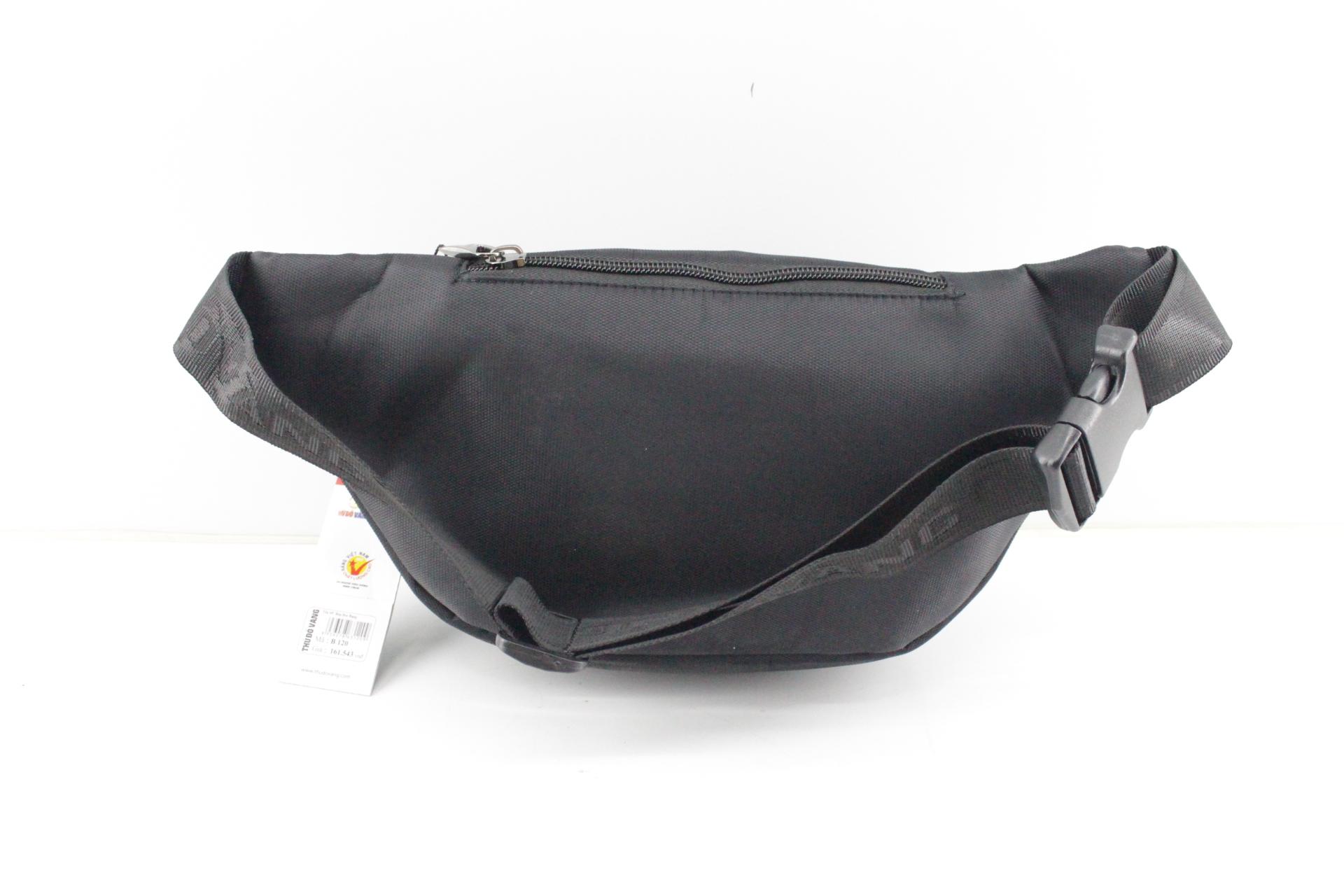 TÚI ĐEO BỤNG THỦ ĐÔ VÀNG B-120 ( ĐEN )