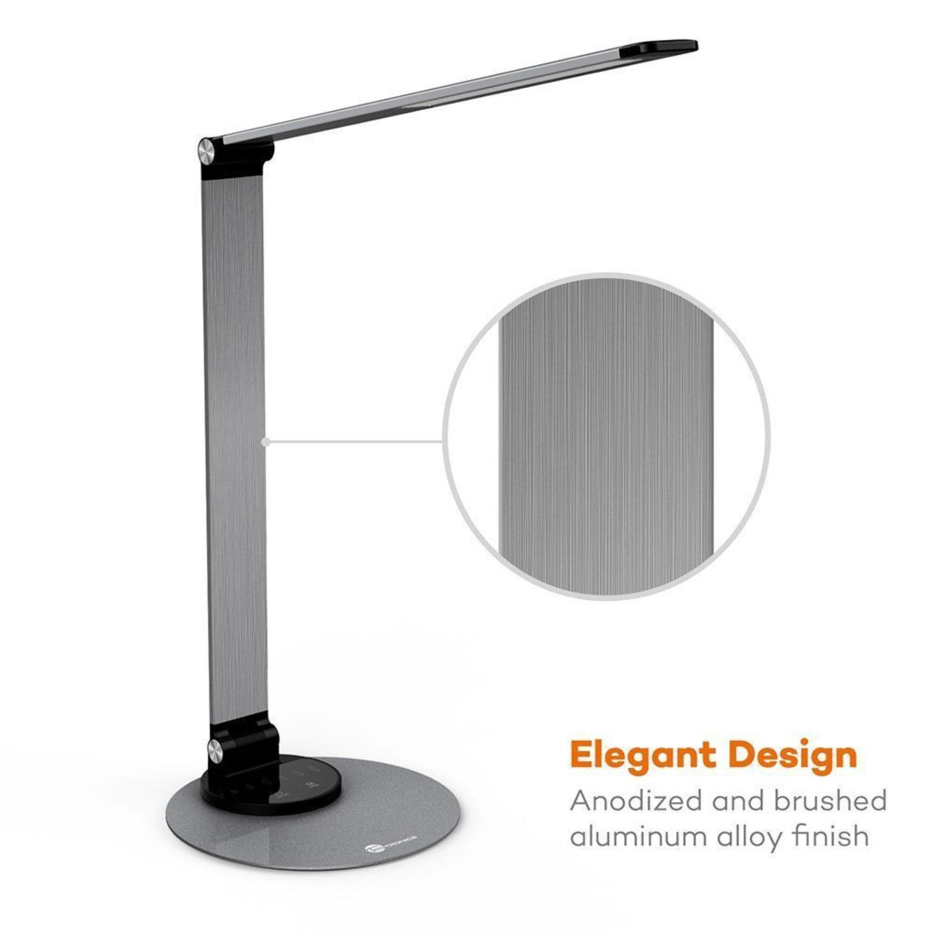 Đèn bàn đọc sách TaoTronics Minimalist LED Desk Lamp TT-DL22 - có cổng USB sạc điện thoại