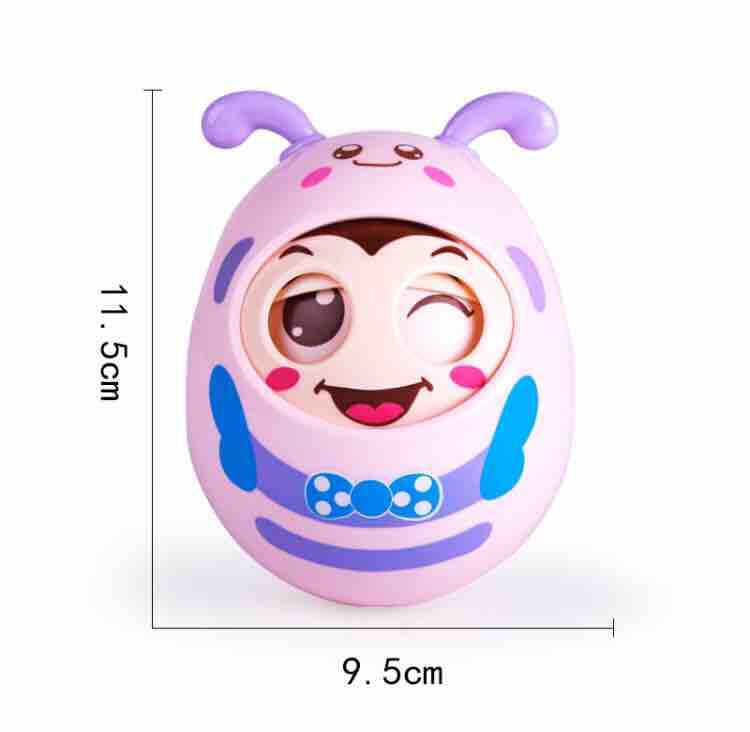 Con lật đật phát nhạc chớp mắt, gặm nướu cho bé