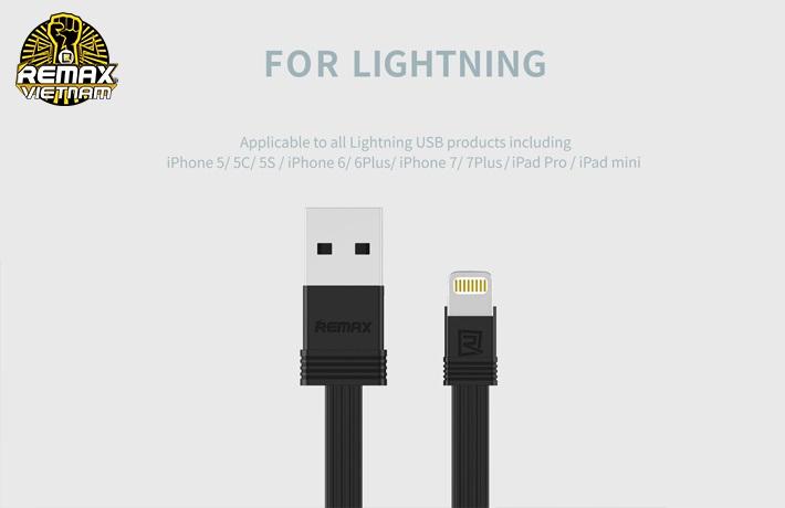 Bộ Cáp Sạc Lightning Remax RC-062i 1m và 16cm
