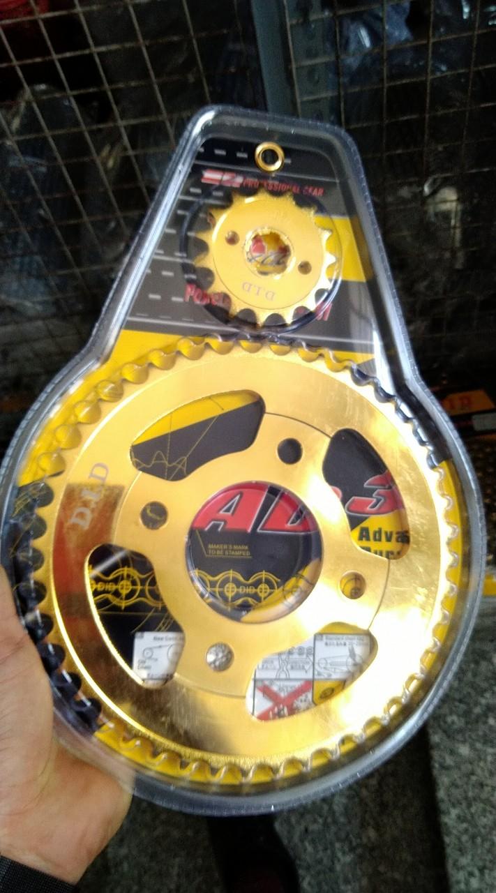 Nhông sên dĩa DID vàng cho Winner 150
