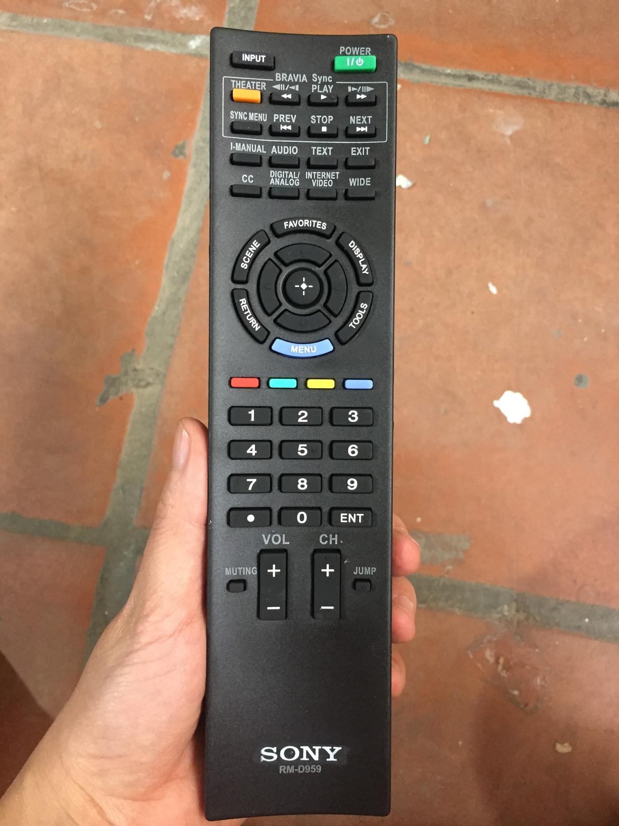 Điều khiển tivi sony rm - d959 loại 1