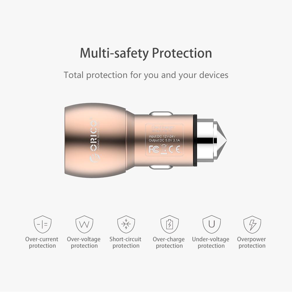 Sạc USB trên ô tô Orico UCM-2U