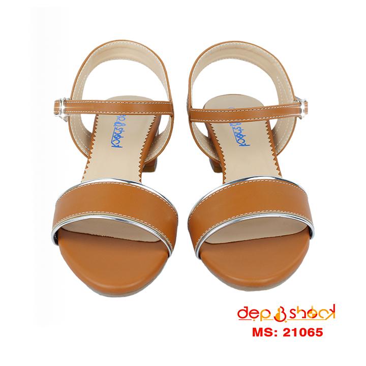 sandal cao gót bigsize quai ngang