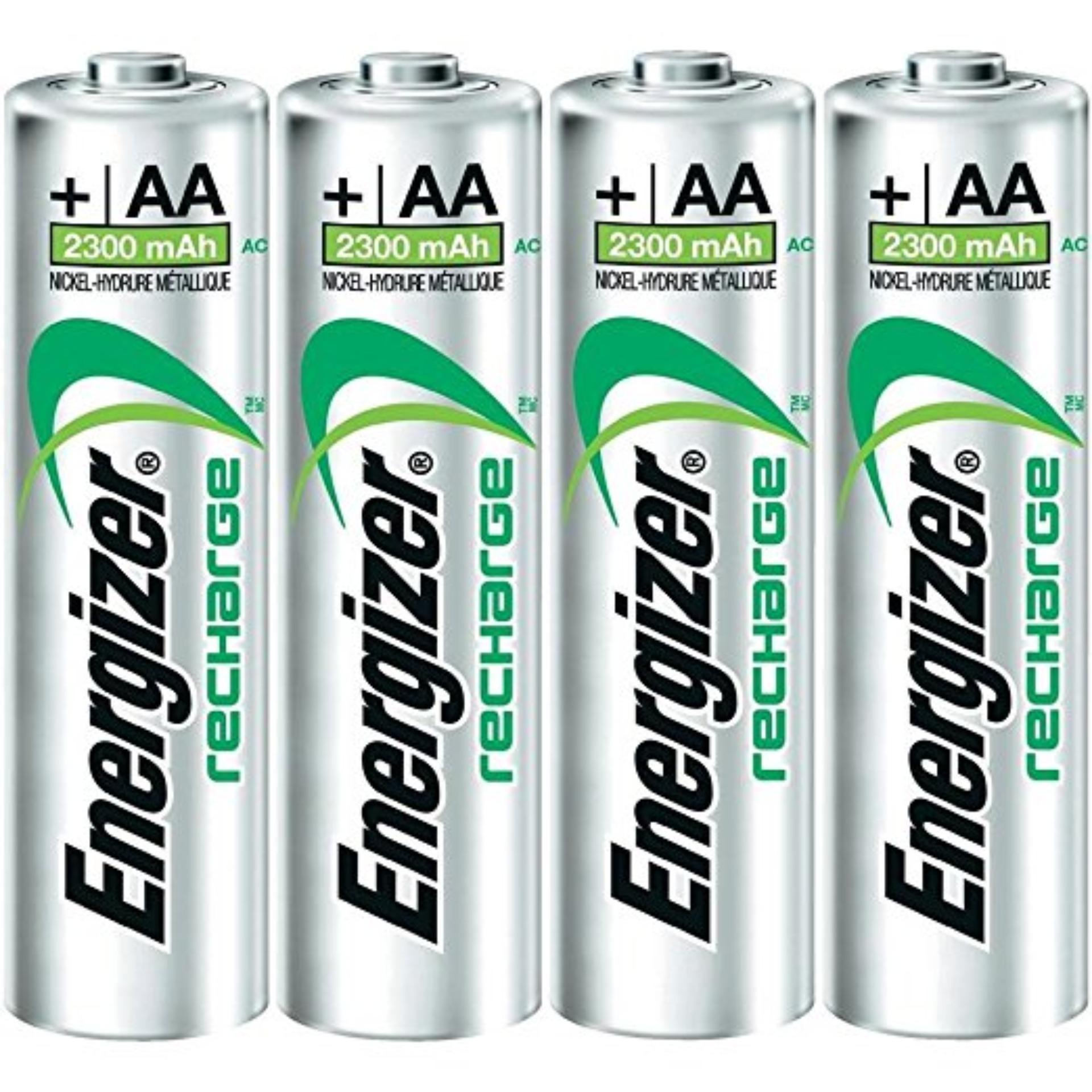 Bộ 4 pin sạc AA Energizer Recharge Extreme 2300mAh (Bạc)