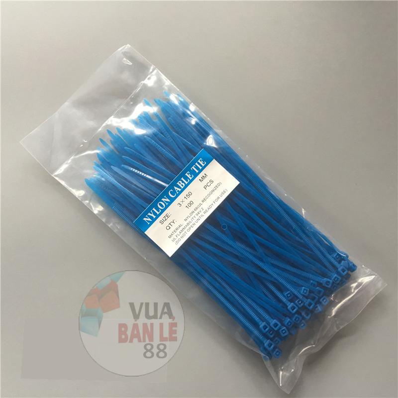 Dây Rút màu xanh dương 15 cm, 1 tấc rưỡi