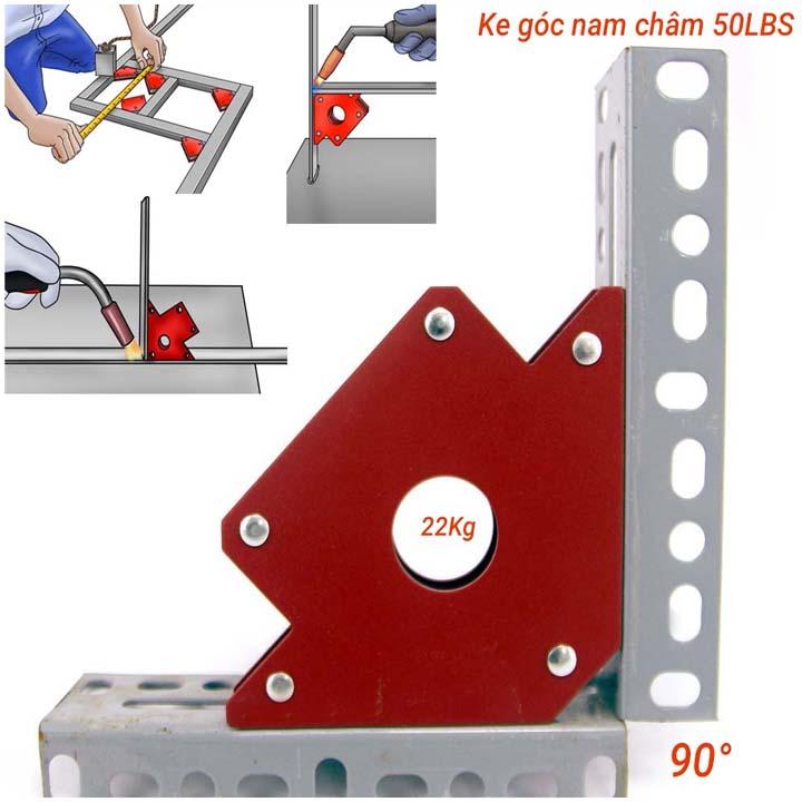 ke góc nam châm 75 LBS lực hút 33KG