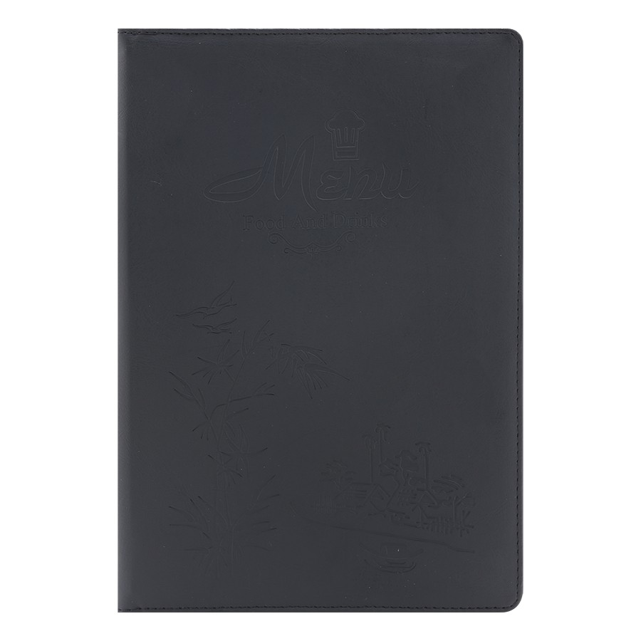 Bìa 10 lá menu a4 da cao cấp 210