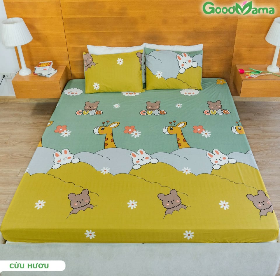 Ga chống thấm cotton goodmama-kt 1m610cm và 1m810cm