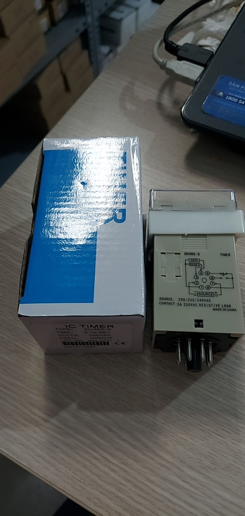 Rơ le thời gianTimer DH48S-S 220VAC