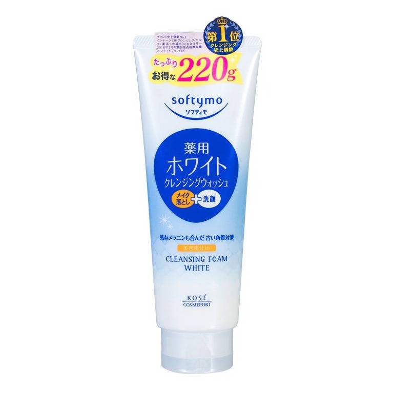 Sữa rửa mặt Kose Softymo Cleansing Foam White 220g