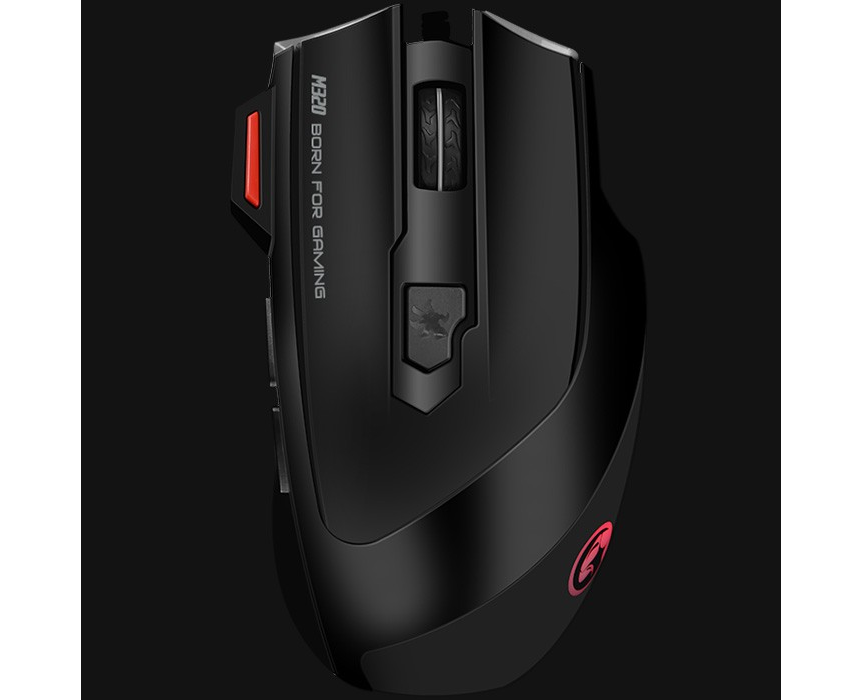 Mouse Marvo M320 đen LED