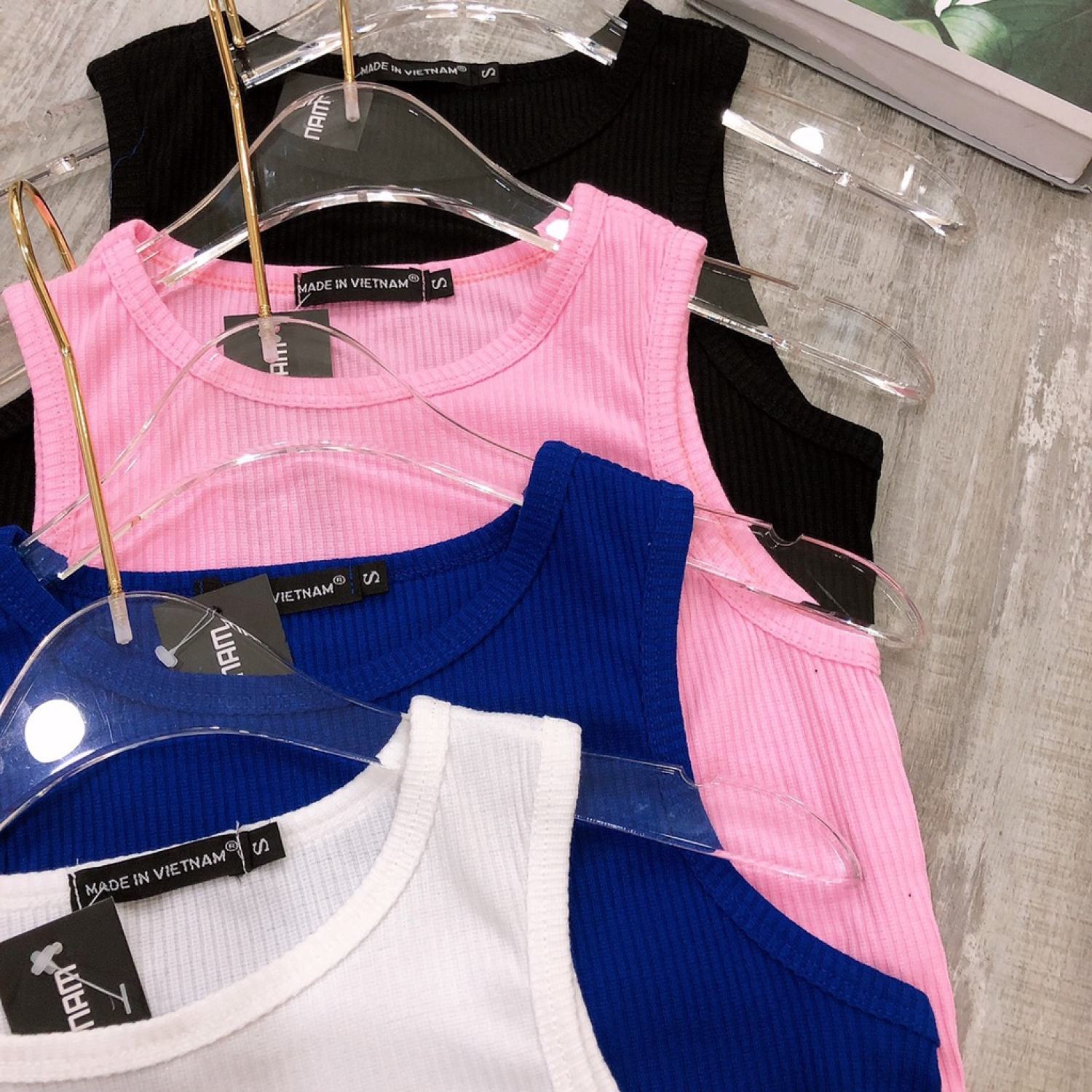 Áo Croptop Nữ Thun Gân Cao Cấp Co Dãn 4 Chiều Có Bigsize
