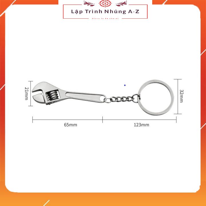 [Lập Trình Nhúng A-Z][158] Móc Khóa Hình Cờ Lê