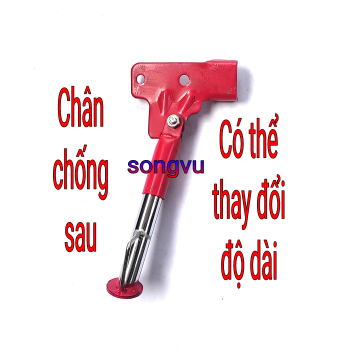Chân chống xe máy chở hàng
