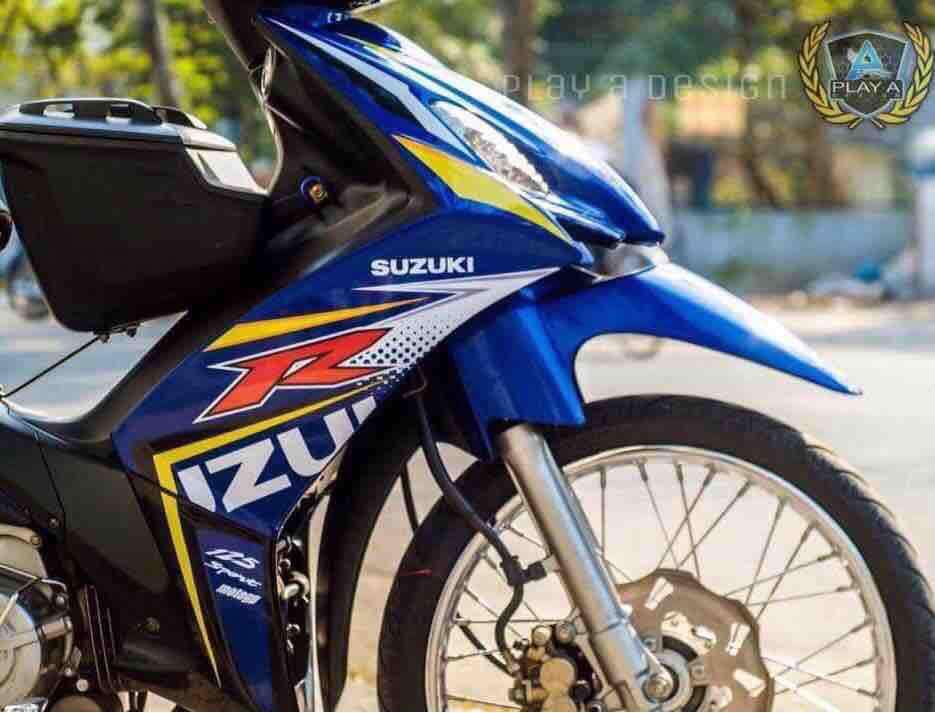 Tem rời Axelo mẫu 2019 trắng xanh