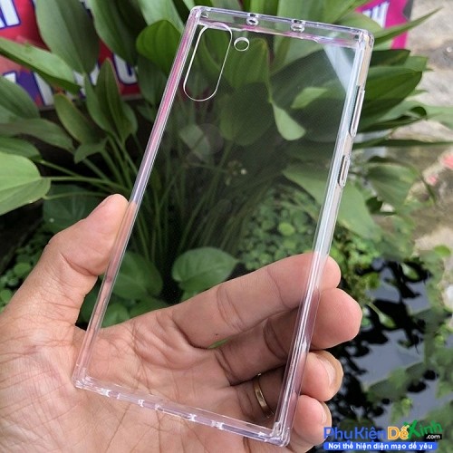 Ốp Lưng Cứng Viền Silicon Cho Samsung Galaxy Note 20 Ultra, Note 20, Note 10 Plus, Note 10 Lite, Note 10, Note 9, Note 8